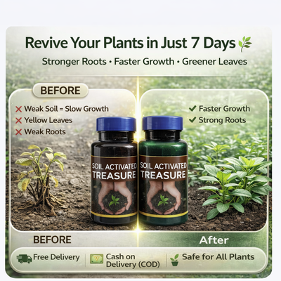 Soil Activator - Plant's Best Friend (BUY 1 GET 1 FREE) Use Every 15th Day | Mix One Spoon In 5L Water