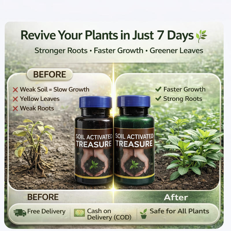 Soil Activator - Plant's Best Friend (BUY 1 GET 1 FREE) Use Every 15th Day | Mix One Spoon In 5L Water